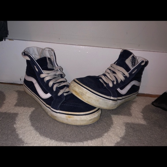 Vans Navy Blue Sk8-Hi’s - Picture 2 of 5